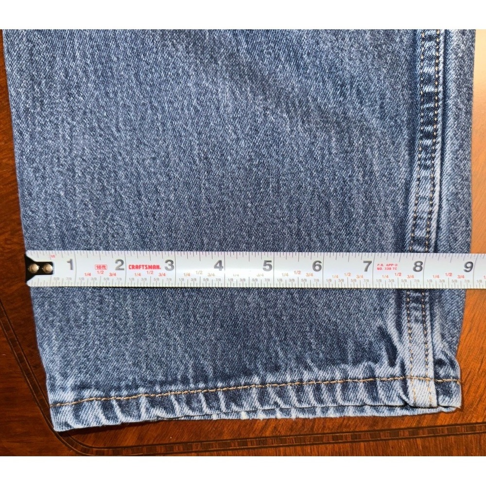 Levi Jeans 550 Mens 42x30 Relaxed Fit Medium Wash Straight Leg Classic - Picture 9 of 10